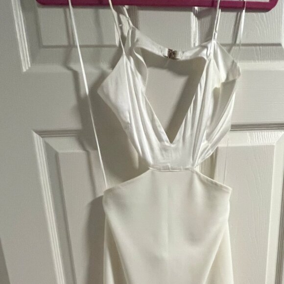 Abercrombie and fitch midi white cut out dress - Picture 8 of 8